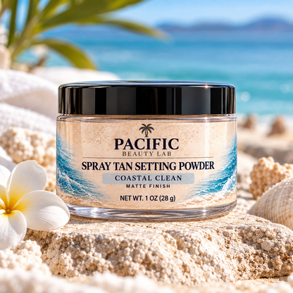 Coastal Clean Spray Tan Setting Powder – 1 oz Jar
