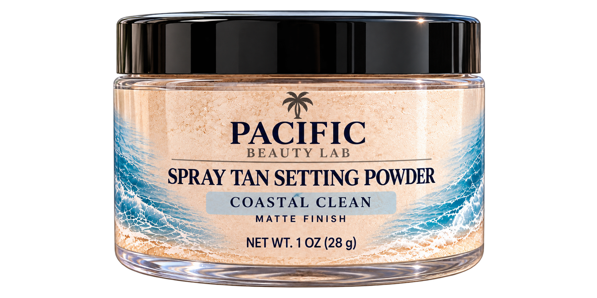 Coastal Clean Spray Tan Setting Powder – 1 oz Jar
