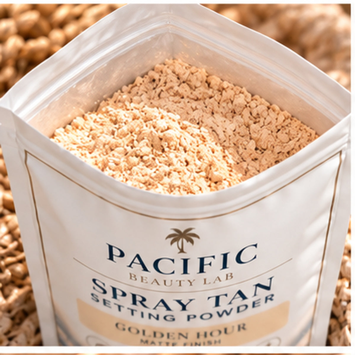 Golden Hour Spray Tan Setting Powder – Matte Finish, 3 oz