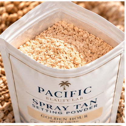 Golden Hour Spray Tan Setting Powder – Matte Finish, 3 oz