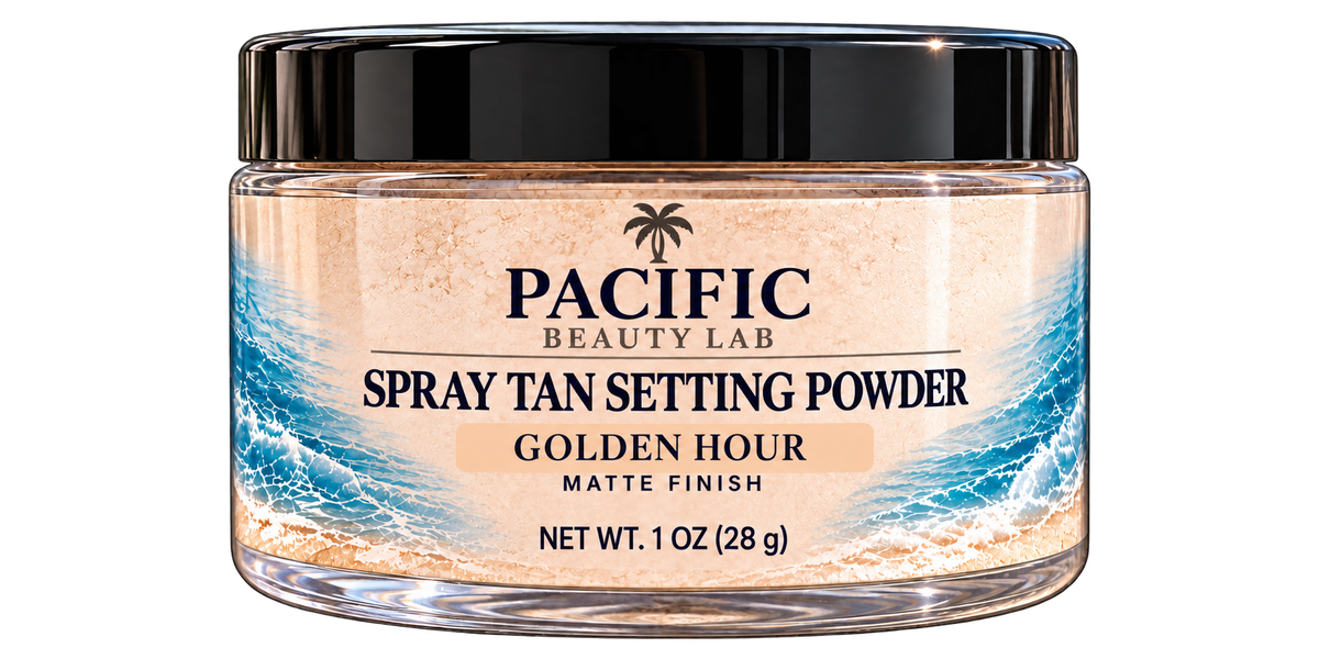 Golden Hour Spray Tan Setting Powder – 1 oz Jar