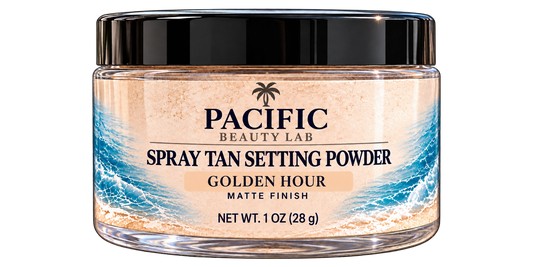Golden Hour Spray Tan Setting Powder – 1 oz Jar