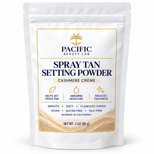 Pacific Beauty Lab Spray Tan Setting Powder – Cashmere Crème – 3 oz